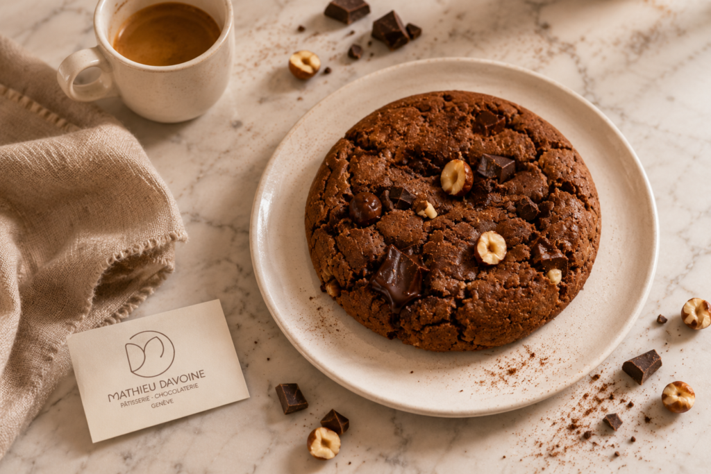 Cookie chocolat noisette