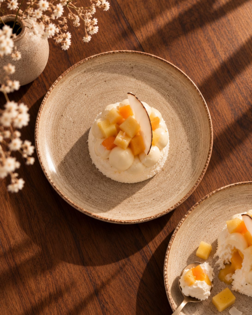 Pavlova exotique - sans gluten